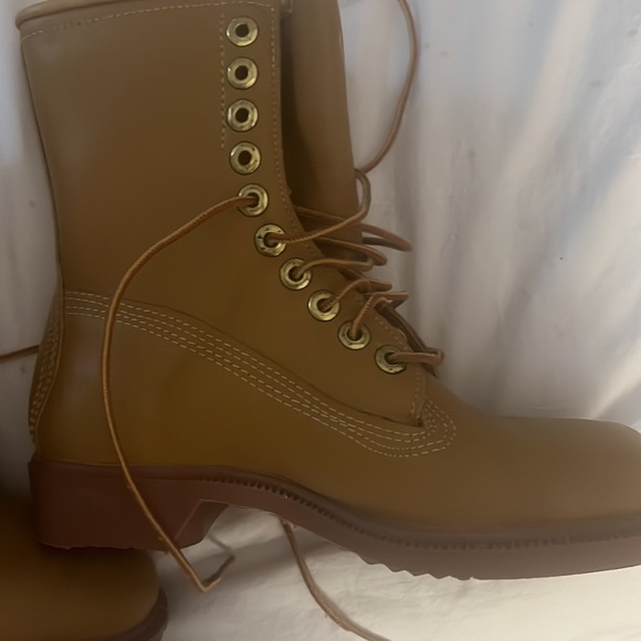 Dunham duraflex insulated sylflex tanned leather boots 6M work boots - Picture 3 of 16